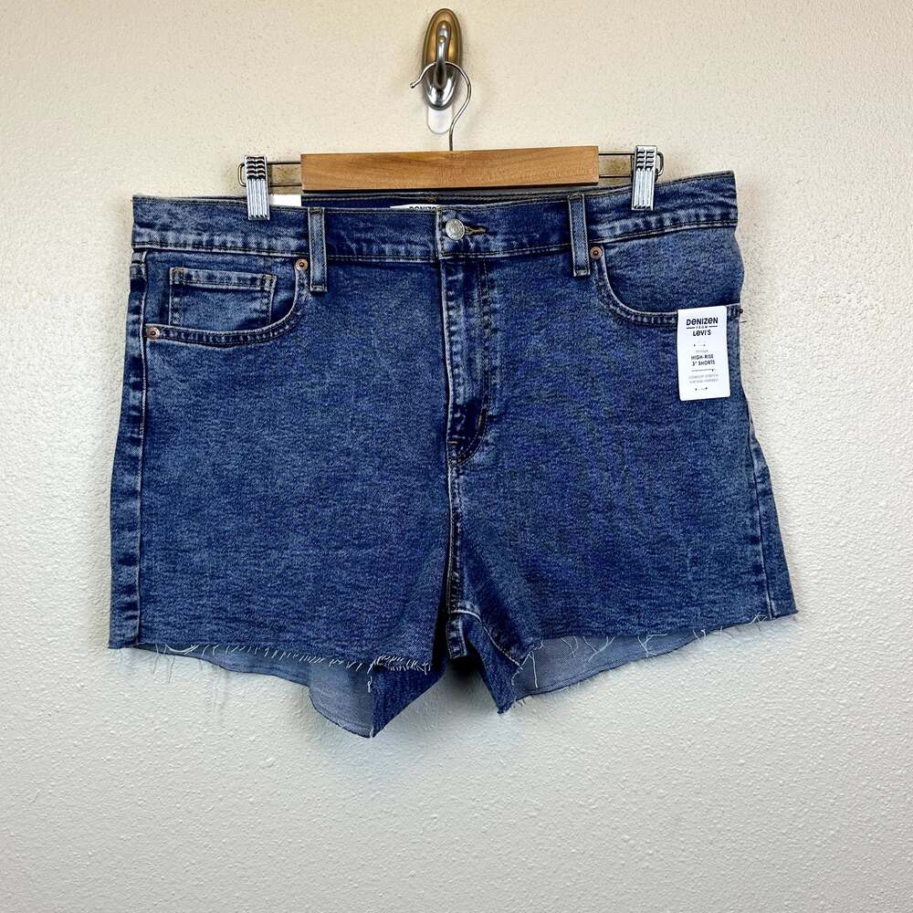 Denizen From Levi's Vintage High Rise 3" Shorts Size 16 NEW NWT
